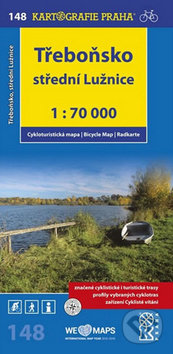 Třeboňsko,střední Lužnice 1:70 000 (cyklomapa)