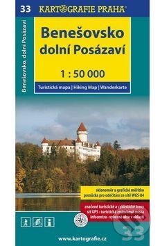 Benešovsko Dolní Posázaví 1:50 000, Kartografie Praha, 2019