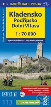 Kladensko, Podřipsko, Dolní Vltava 1: 70 0000 (Cykloturistická mapa 113)