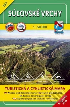 Súľovské vrchy 1:50 000 (Turistická a cyklistická mapa 157)