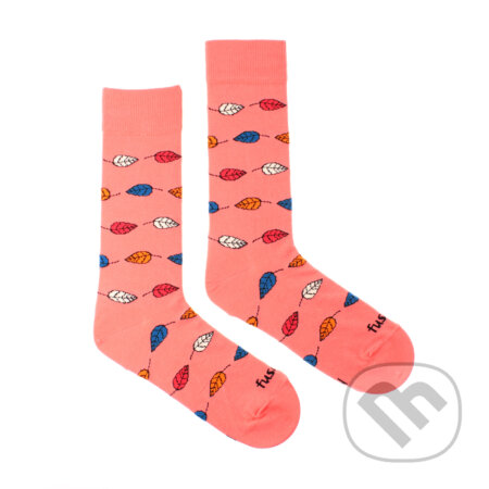 Ponožky Veselé listy S (Unisex veľkosť S 35 - 38)