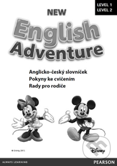New English Adventure 1 a 2 slovníček CZ, Bohemian Ventures, 2017