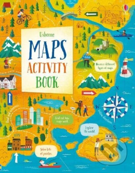 Maps Activity Book, Usborne, 2019