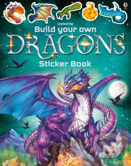 Build Your Own Dragons Sticker Book - Simon Tudhope, Gong Studios (ilustrácie), , 2019