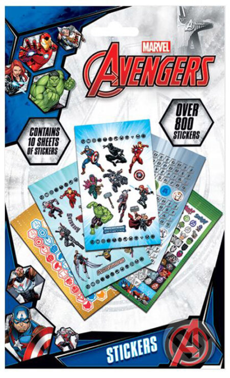 Samolepky Marvel: Avengers 800 ks, Avengers, 2019
