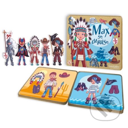 Magnetky pre deti Indián Max - 
