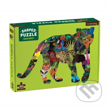 Puzzle tvarované Dažďový prales, Mudpuppy, 2019