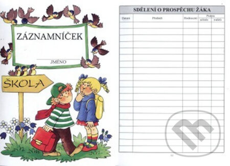 Záznamníček pro 1., 2., a 3. třídu
