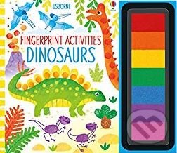 Fingerprint Activities: Dinosaurs - Fiona Watt, Candice Whatmore (ilustrácie), Usborne, 2019