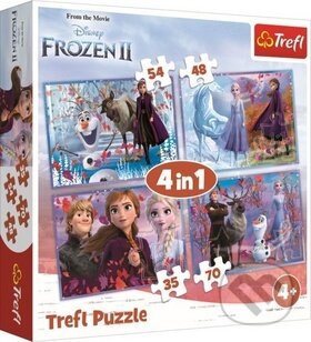 Frozen 2, 4v1, Trefl, 2020