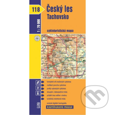 1: 70T(118)-Český les, Tachovsko (cyklomapa) - kniha z kategorie Mapy Evropy