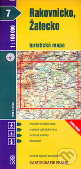 Rakovnicko,Žatecko (turistická mapa), Kartografie Praha