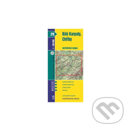 Bílé Karpaty,Chřiby (turistická mapa)