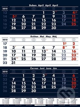 Tříměsíční kalendář 2010, Helma, 2009