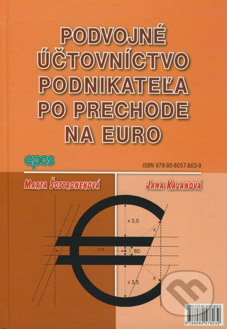 Podvojné účtovníctvo podnikateľa po prechode na euro - Marta Šostroneková, Jana Kajanová, Epos, 2009