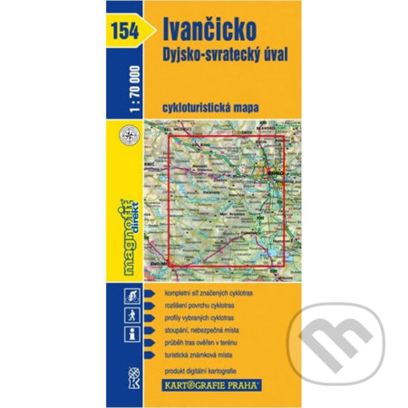 1: 70T(154)-Ivančicko (cyklomapa), Kartografie Praha