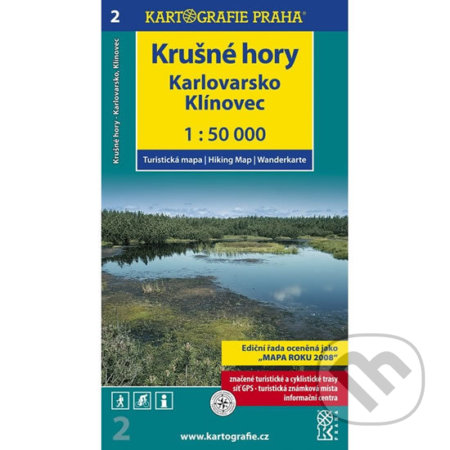 Krušné hory, Karlovarsko (turistická mapa), Kartografie Praha