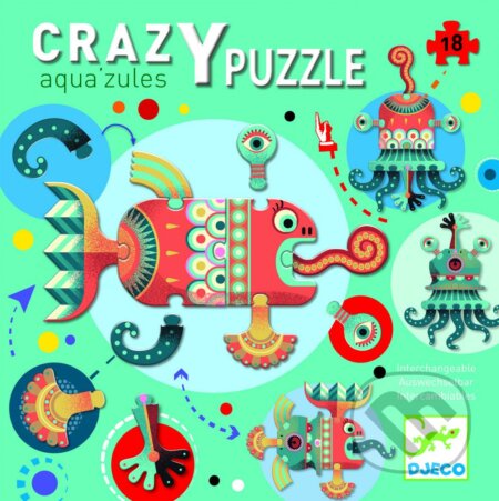 Obrovské puzzle - Aqua´zules, Djeco, 2019