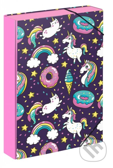 Desky na školní sešity Baagl Jumbo Jednorožec (A4)