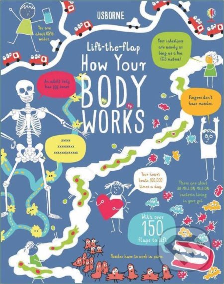 Lift-the-Flap: How Your Body Works - Rosie Dickins, Ocean Mecklenburg (ilustrácie), Usborne, 2019
