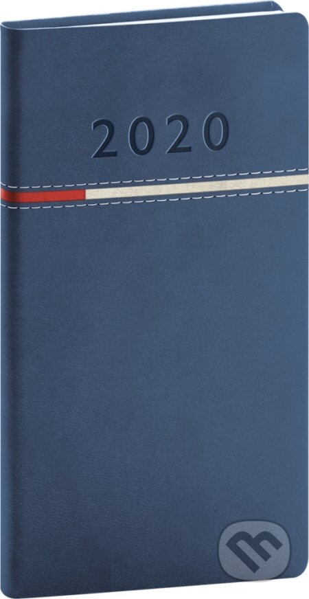 Diář Tomy 2020 modročervený kapesní, Presco Group, 2019