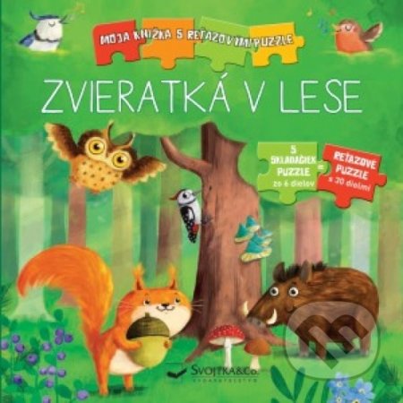 Zvieratká v lese (Moja knižka s reťazovými puzzle) - kniha z kategorie Pro děti