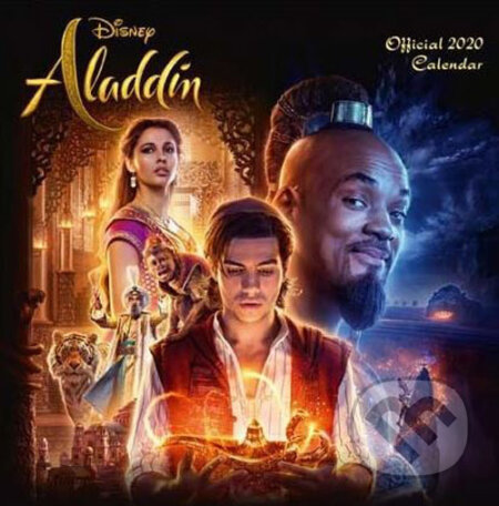Oficiální kalendář 2020: Aladin, Disney, 2019