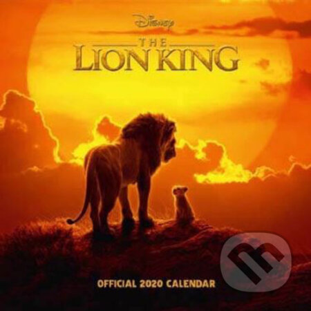 Oficiální kalendář 2020 Disney: Lion King - Lví král, Disney, 2019