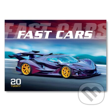 Nástenný kalendár Fast cars 2020, Spektrum grafik, 2019