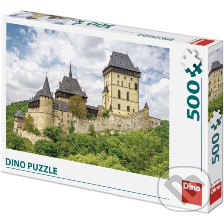 Hrad Karštejn - puzzle z kategorie Města a stavby