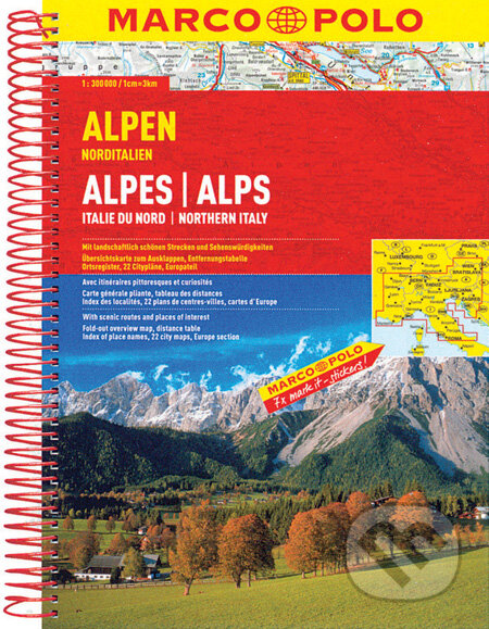 Alpen Norditalien 1:300 000, Marco Polo, 2007