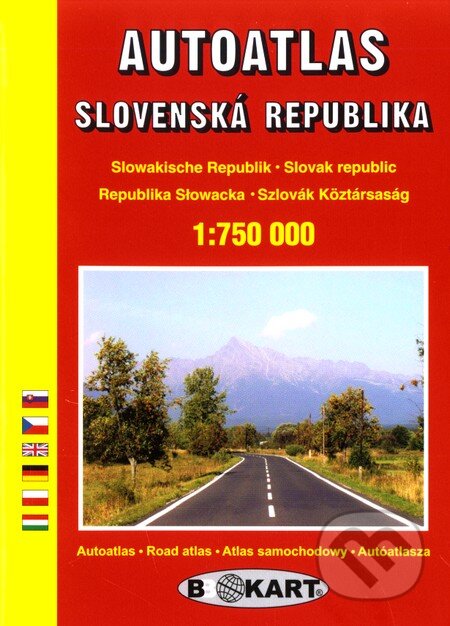Slovenská republika autoatlas vreckový 1:750 000, BB Kart