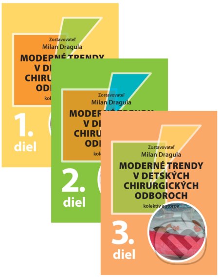 Moderné trendy v detských chirurgických odboroch  1.- 3. diel - Kolektív autorov, Milan Dragula (editor), Librex, 2019