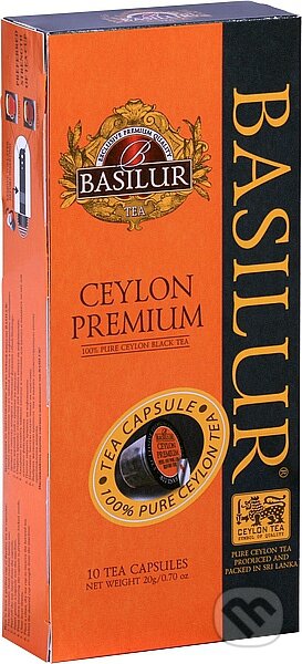BASILUR TeaCaps Ceylon OP čaj. kapsule, Bio - Racio, 2019