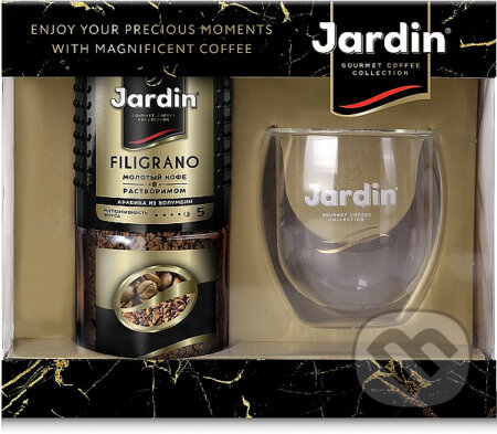 JARDIN Gift Set Arabika Filigrano & pohár, Bio - Racio, 2019