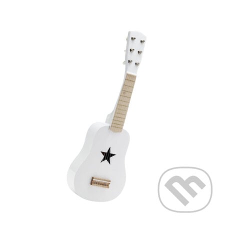 Kytara dřevěná bílá, Kids Concept, 2019