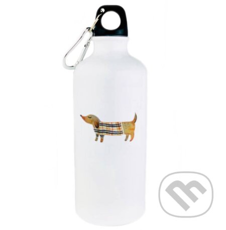 Turistická smaltovaná fľaša Pán Klobáska