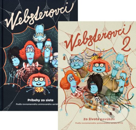 Websterovci 1+ 2 - Katarína Kerekesová, Vanda Rozenbergová a kolektív, Boris Šíma (ilustrácie), Slovart, 2019