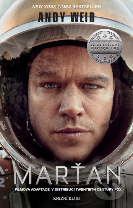 Marťan - Andy Weir, Knižní klub, 2018