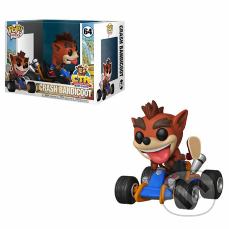 Funko POP Games Riders: Crash Team Racing - Crash Bandicoot, Funko, 2019