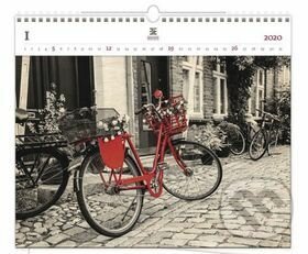 Luxusní dřevěný kalendář 2020: Bicycle, Helma, 2019