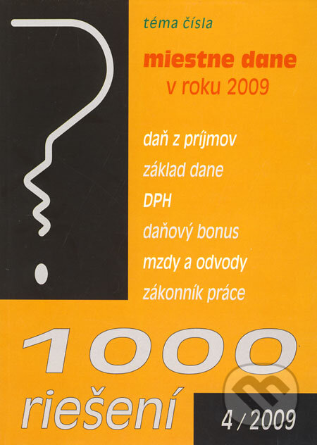 1000 riešení 4/2009, Poradca s.r.o., 2009