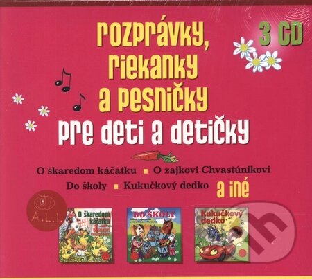 Rozprávky, riekanky a pesničky pre deti a detičky (3CD) - audiokniha z kategorie Pohádky