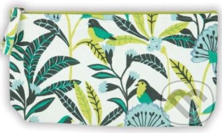 Avian Tropics Handmade Embroidered Pouch - Lucie Wallace, Lulie Wallace