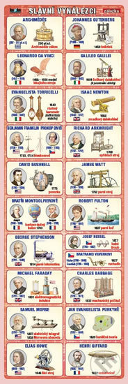 Záložka - Slavní vynálezci - Petr Kupka - kniha z kategorie Učebnice a slovníky
