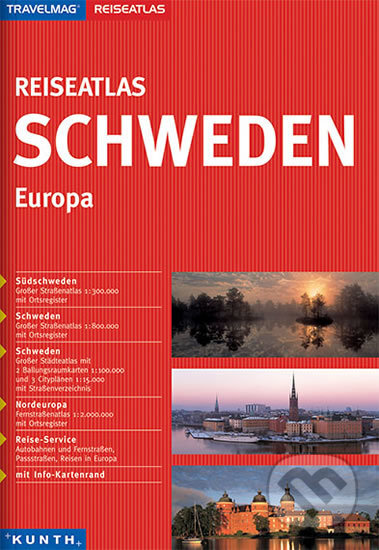 Švédsko atlas VWK/ 1:300T, MAIRDUMONT, 2012