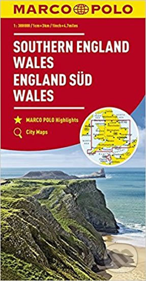 Anglie - Angli jih, Wales 1:300T, Marco Polo, 2017