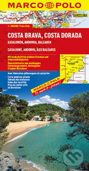 Costa Brava, Costa Dorada/mapa