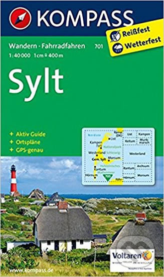 Insel Sylt mit Ortsplänen, MAIRDUMONT, 2017