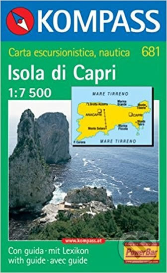 Isola di Capri 681 - mapa 1:7 500, MAIRDUMONT